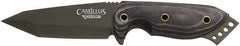 Clauss - 3-3/4" Long Blade, AUS-8 Stainless Steel, Tanto Point, Fixed Blade Knife - AUS-8 Stainless Steel Blade - All Tool & Supply