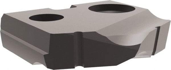 Allied Machine and Engineering - 11mm Diam x 3/32" Thick, Seat Code Y, 132° Included Angle Spade Drill Insert - Diamond Coated, Carbide, Series T-A - All Tool & Supply