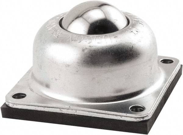 Hudson Bearing - 1-1/2 Inch Diameter, Round, Stainless Steel Ball Transfer - 2 Inch Mount Height, 250 Lb. Capacity - All Tool & Supply