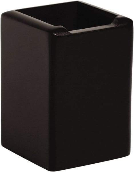 Rolodex - Black Pencil Holder - Wood, MDF, Laminate - All Tool & Supply