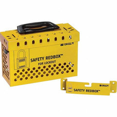 Brady - Group Lockout Boxes Portable or Wall Mount: Portable & Wall Mount Maximum Number of Padlocks: 12 - All Tool & Supply