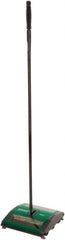 Bissell - 7-1/2" Sweeping Width, Dual Rubber Roter Walk Behind Sweeper - Manual Push - All Tool & Supply