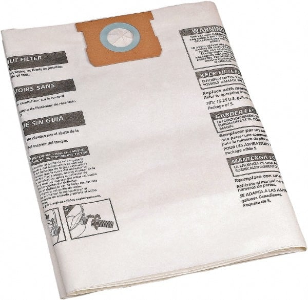 Shop-Vac - Pack of (3) 15-22 Gal Paper Vacuum Bags - All Tool & Supply