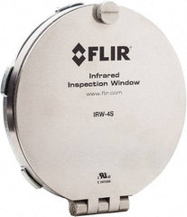 FLIR - 95mm (3.74\x94) Diam, Infrared Viewing Window - 2mm (0.08") Thickness, Use with Thermal Imagers - All Tool & Supply