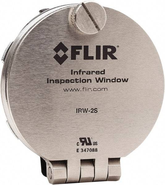 FLIR - 50mm (1.97\x94) Diam, Infrared Viewing Window - 2mm (0.08") Thickness, Use with Thermal Imagers - All Tool & Supply