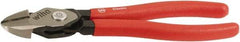 Wiha - 8" OAL, 0.138" Capacity, Cutting Pliers - Soft Grip Handle - All Tool & Supply