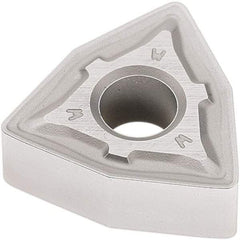 Seco - WNMG332 W-M3 Grade TP2501 Carbide Turning Insert - Al2O3 Finish, 80° Trigon, 3/8" Inscr Circle, 3/16" Thick, 1/32" Corner Radius - All Tool & Supply