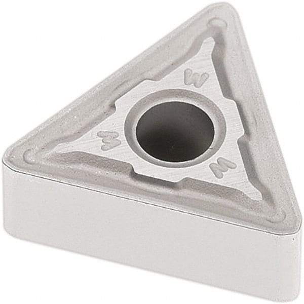 Seco - TNMX332 W-M3 Grade TP2501 Carbide Turning Insert - Al2O3 Finish, 60° Triangle, 3/8" Inscr Circle, 3/16" Thick, 1/32" Corner Radius - All Tool & Supply