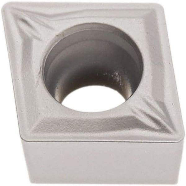 Seco - CCMT21.50.5 MF2 Grade TP2501 Carbide Turning Insert - Al2O3 Finish, 80° Diamond, 1/4" Inscr Circle, 3/32" Thick, 1/128" Corner Radius - All Tool & Supply