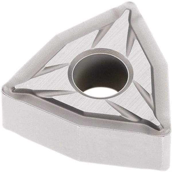 Seco - WNMG331 W-FF2 Grade TP2501 Carbide Turning Insert - Al2O3 Finish, 80° Trigon, 3/8" Inscr Circle, 3/16" Thick, 1/64" Corner Radius - All Tool & Supply