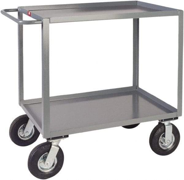 Jamco - 1,200 Lb Capacity, 30" Wide x 48" Long x 39" High Heavy Duty Service Cart - 2 Shelf, Steel - All Tool & Supply