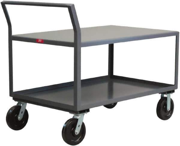 Jamco - 4,800 Lb Capacity, 24" Wide x 30" Long x 30" High Heavy Duty Service Cart - 2 Shelf, Steel - All Tool & Supply