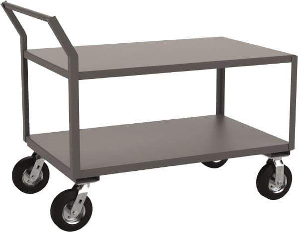 Jamco - 1,200 Lb Capacity, 24" Wide x 48" Long x 31" High Heavy Duty Service Cart - 2 Shelf, Steel - All Tool & Supply