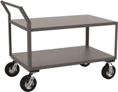 Jamco - 1,200 Lb Capacity, 30" Wide x 60" Long x 31" High Heavy Duty Service Cart - 2 Shelf, Steel - All Tool & Supply