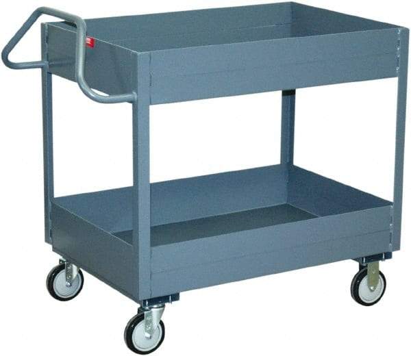 Jamco - 1,200 Lb Capacity, 18" Wide x 36" Long x 35" High Heavy Duty Service Cart - 2 Shelf, Steel - All Tool & Supply