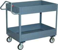 Jamco - 1,200 Lb Capacity, 24" Wide x 36" Long x 35" High Heavy Duty Service Cart - 2 Shelf, Steel - All Tool & Supply