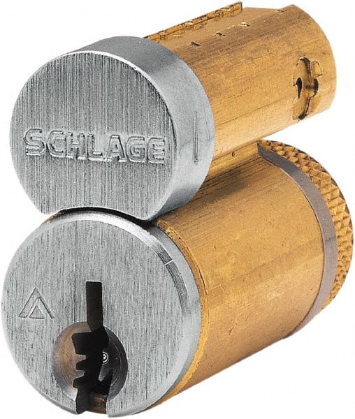 Schlage - 6, 7 Pin A Keyway Core Cylinder Small Format IC - Exact Industrial Supply