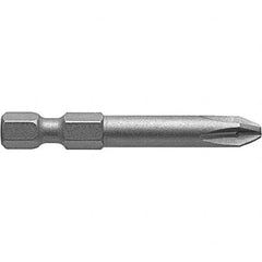 Apex - Power & Impact Screwdriver Bits & Holders; Bit Type: Sel-O-Fit ; Hex Size (Inch): 1/4 ; Phillips Size: #2 ; Overall Length Range: 3" - Exact Industrial Supply