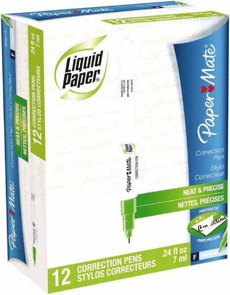 Paper Mate Liquid Paper - Correction Fluids Pen Applicator - 7 ml - All Tool & Supply