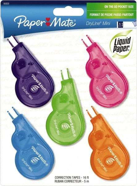 Paper Mate Liquid Paper - 5mm x 5 m Correction Tape - All Tool & Supply