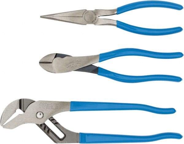 Channellock - 3 Piece Combination Plier Set - Comes in Display Card - All Tool & Supply