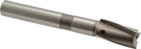 Cleveland - 13/16" Diam, 5/8" Shank, Diam, 3 Flutes, Straight Shank, Interchangeable Pilot Counterbore - All Tool & Supply