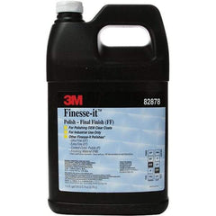 3M - 1 L Water Soluble Compound - Compound Grade Ultra Fine, Grade Very Fine, 1,200 Grit, Gray, For Scratch Removal, Use on Painted Metals - All Tool & Supply