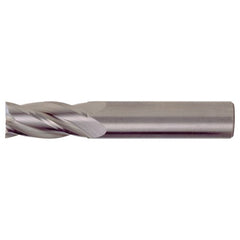 1″ × 1″ × 3″ × 6″ RHS / RHC Solid Carbide 4-Flute Square Nose Single End General Purpose End Mill - TiAlN - Exact Industrial Supply