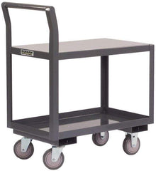 Durham - 1,200 Lb Capacity, 30" Wide x 60" Long x 36" High Standard Utility Cart - 2 Shelf, Steel - All Tool & Supply