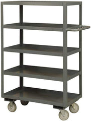 Durham - 3,000 Lb Capacity, 30" Wide x 60" Long x 60" High Heavy Duty Service Cart - 5 Shelf, Steel - All Tool & Supply