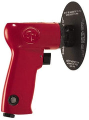 Chicago Pneumatic - 5" Max Disc, 14,000 RPM, Pneumatic Handheld Disc Sander - 21 CFM, 1/4" Inlet, 0.5 hp, 90 psi - All Tool & Supply