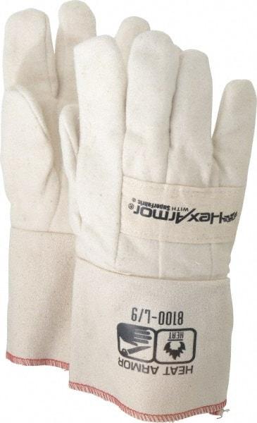 HexArmor - Size L Cotton Lined Hot Mill Glove - 13" OAL, Safety Cuff - All Tool & Supply