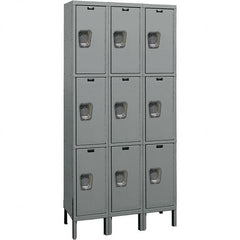 Hallowell - 9 Door, 3 Tier, Premium Wardrobe Lockers - All Tool & Supply