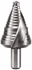 Hertel - 2 Hole Sizes, 7/8 to 1-1/8" Hole Diam High Speed Steel Step Drill Bit - All Tool & Supply