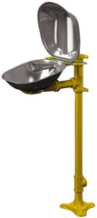 Bradley - Pedestal Mount, Stainless Steel Bowl, Eyewash Station - All Tool & Supply