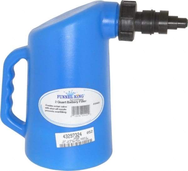 Funnel King - Automotive Battery Filler with Shutoff - 2 Quart Capacity - All Tool & Supply