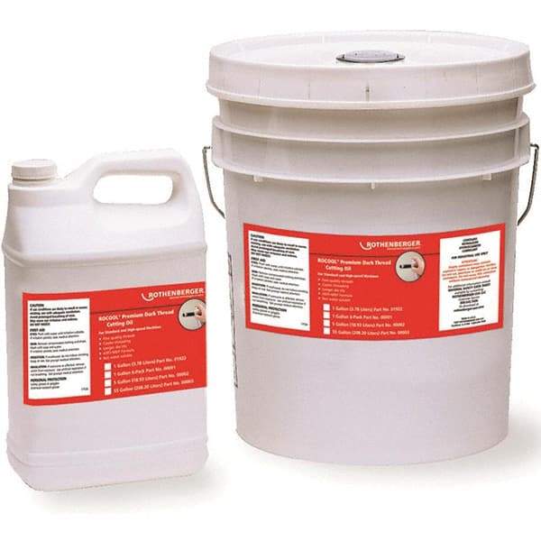 Rothenberger - Pipe Cutting & Threading Oil Type: Dark Cutting Oil Container Type: 1 Gallon Bottle - All Tool & Supply