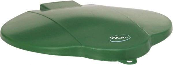 Vikan - 3 Gal Polypropylene Pail Lid - Green, For Use with 5687 - All Tool & Supply