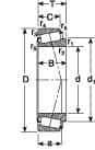 SKF - 140mm Bore Diam, 210mm OD, 90mm Wide, Tapered Roller Bearing - Exact Industrial Supply