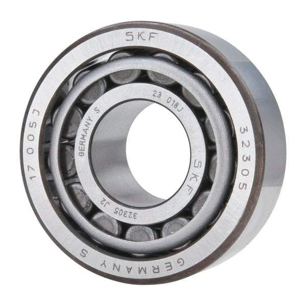 SKF - 25mm Bore Diam, 62mm OD, 25.25mm Wide, Tapered Roller Bearing - 60,500 N Dynamic Load Capacity, 63,000 N Static Load Capacity - All Tool & Supply