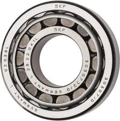 SKF - 35mm Bore Diam, 80mm OD, 22.75mm Wide, Tapered Roller Bearing - 72,100 N Dynamic Load Capacity, 73,500 N Static Load Capacity - All Tool & Supply