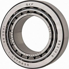 SKF - 50mm Bore Diam, 90mm OD, 32mm Wide, Tapered Roller Bearing - 114,000 N Dynamic Load Capacity, 160,000 N Static Load Capacity - All Tool & Supply