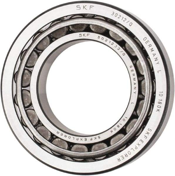 SKF - 60mm Bore Diam, 110mm OD, 23.75mm Wide, Tapered Roller Bearing - 99,000 N Dynamic Load Capacity, 114,000 N Static Load Capacity - All Tool & Supply