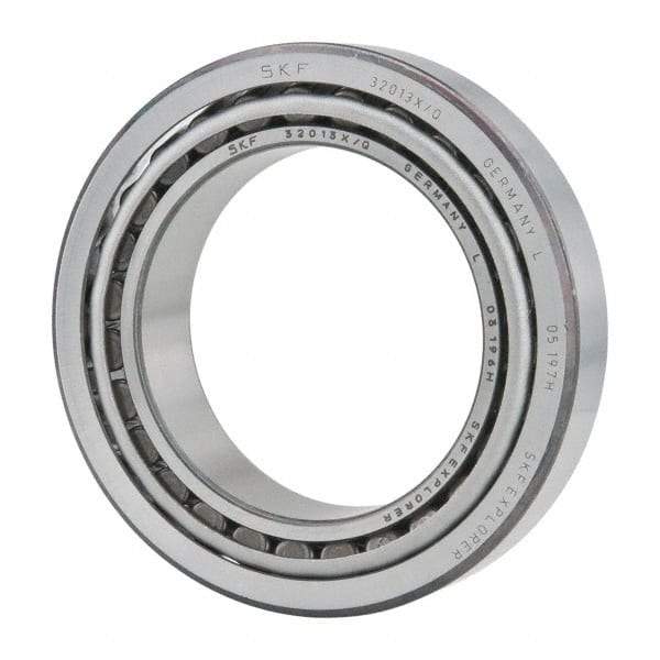 SKF - 65mm Bore Diam, 100mm OD, 23mm Wide, Tapered Roller Bearing - 84,200 N Dynamic Load Capacity, 127,000 N Static Load Capacity - All Tool & Supply