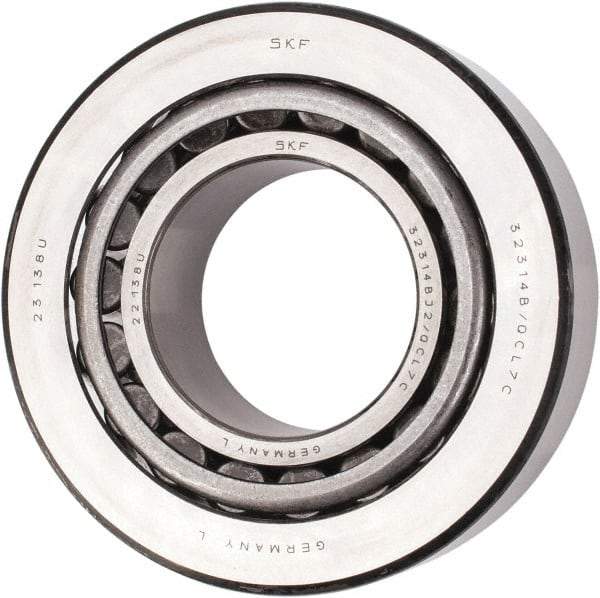 SKF - 70mm Bore Diam, 150mm OD, 54mm Wide, Tapered Roller Bearing - 281,000 N Dynamic Load Capacity, 400,000 N Static Load Capacity - All Tool & Supply