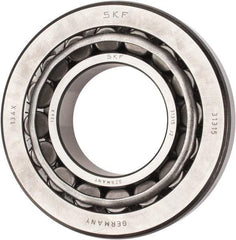 SKF - 75mm Bore Diam, 160mm OD, 40mm Wide, Tapered Roller Bearing - 209,000 N Dynamic Load Capacity, 245,000 N Static Load Capacity - All Tool & Supply