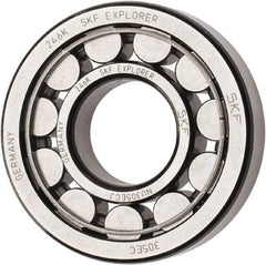 SKF - 25mm Bore Diam, 62mm Outside Diam, 17mm Wide Cylindrical Roller Bearing - 40,200 N Dynamic Capacity, 36,500 Lbs. Static Capacity - All Tool & Supply