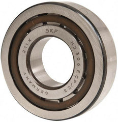 SKF - 30mm Bore Diam, 72mm Outside Diam, 19mm Wide Cylindrical Roller Bearing - 51,200 N Dynamic Capacity, 48,000 Lbs. Static Capacity - All Tool & Supply