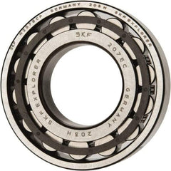 SKF - 35mm Bore Diam, 72mm Outside Diam, 17mm Wide Cylindrical Roller Bearing - 48,400 N Dynamic Capacity, 48,000 Lbs. Static Capacity - All Tool & Supply