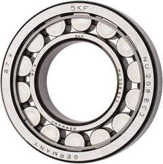 SKF - 40mm Bore Diam, 80mm Outside Diam, 18mm Wide Cylindrical Roller Bearing - 53,900 N Dynamic Capacity, 53,000 Lbs. Static Capacity - All Tool & Supply